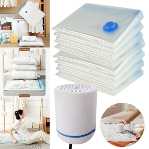 Bolsas de Vacío Reutilizables con Bomba eléctrica